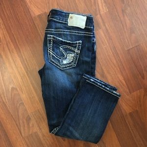 Silver jeans suki capris